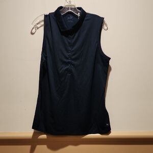 Puma Navy Sleeveless Blouse
